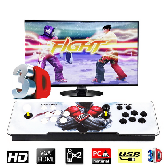 3D Pandoras Box Game console Support HDMI VGA USB 2 Players Arcade Game Console