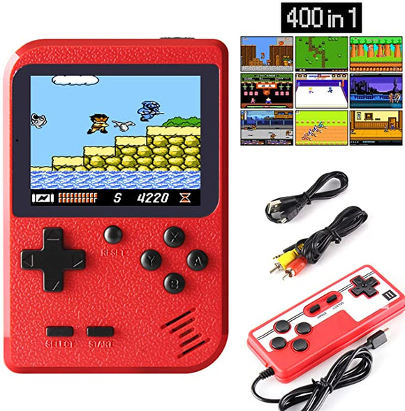 Retro classic Handheld Game Console, Retro Mini Game Player with 400 Classical FC Games